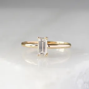 0.44ct White Sapphire Ring Stacker