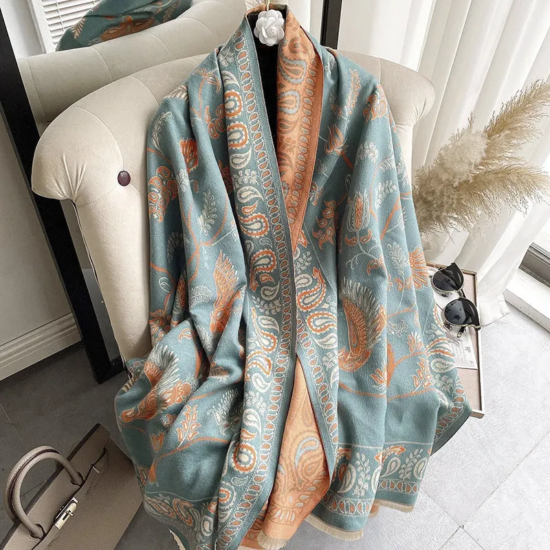 10108 50colors high quality printed winter scarf shawl