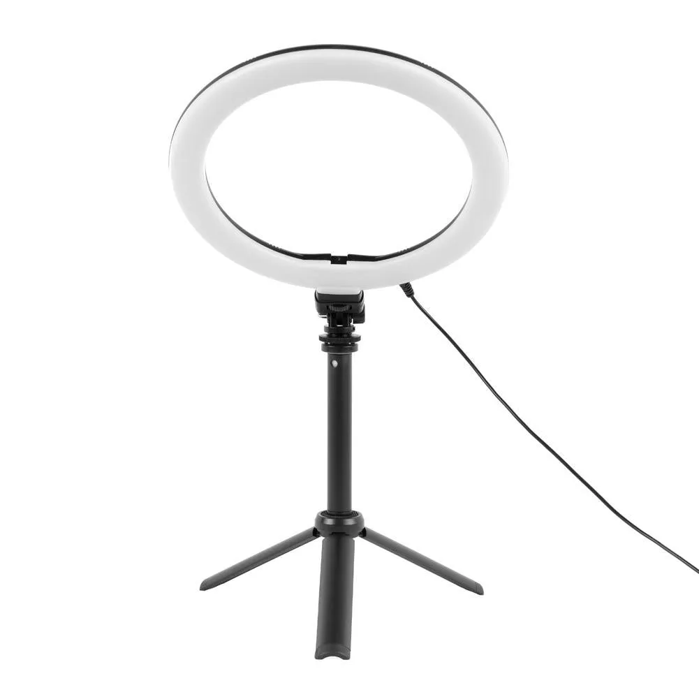 10" / 25cm LED Ring Light Portable Zoom Meeting Desk RGB - Unicorn