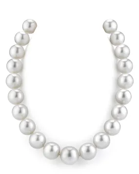 16-18.9mm White South Sea Pearl Necklace- AAAA Quality VENUS CERTIFIED