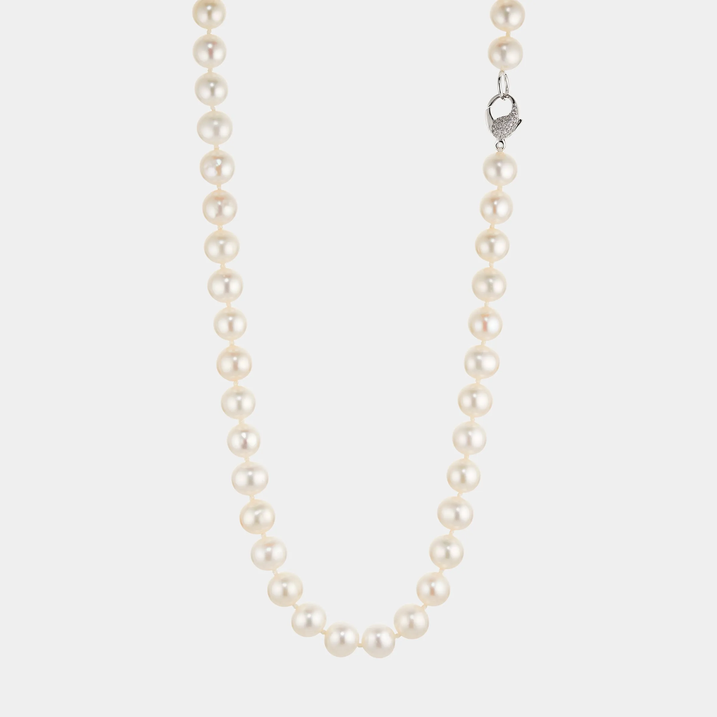 16" 8MM GENUINE FRESHWATER PEARL  NECKLACE