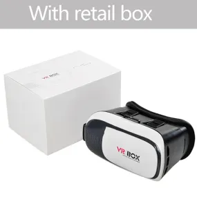 2018 New Google cardboard HeadMount VR BOX 2.0 VR Virtual 3D Glasses for 3.5" - 6.0" Smart Phone   Bluetooth Remote Controller