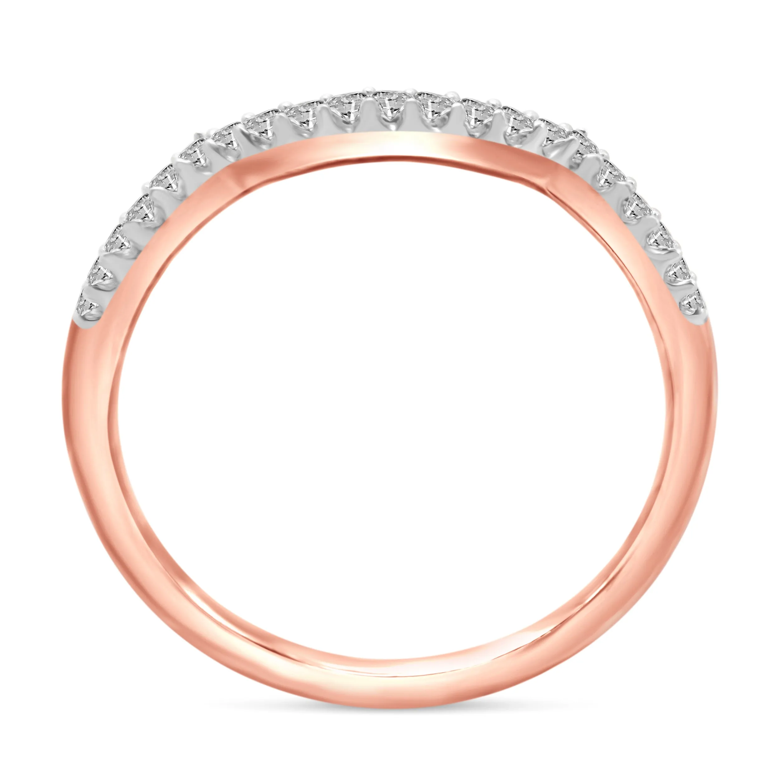 3/8 Cttw  (I2 Clarity) Diamond Infinity Cushion Engagement Wedding Bridal Ring & Band in 10K Gold