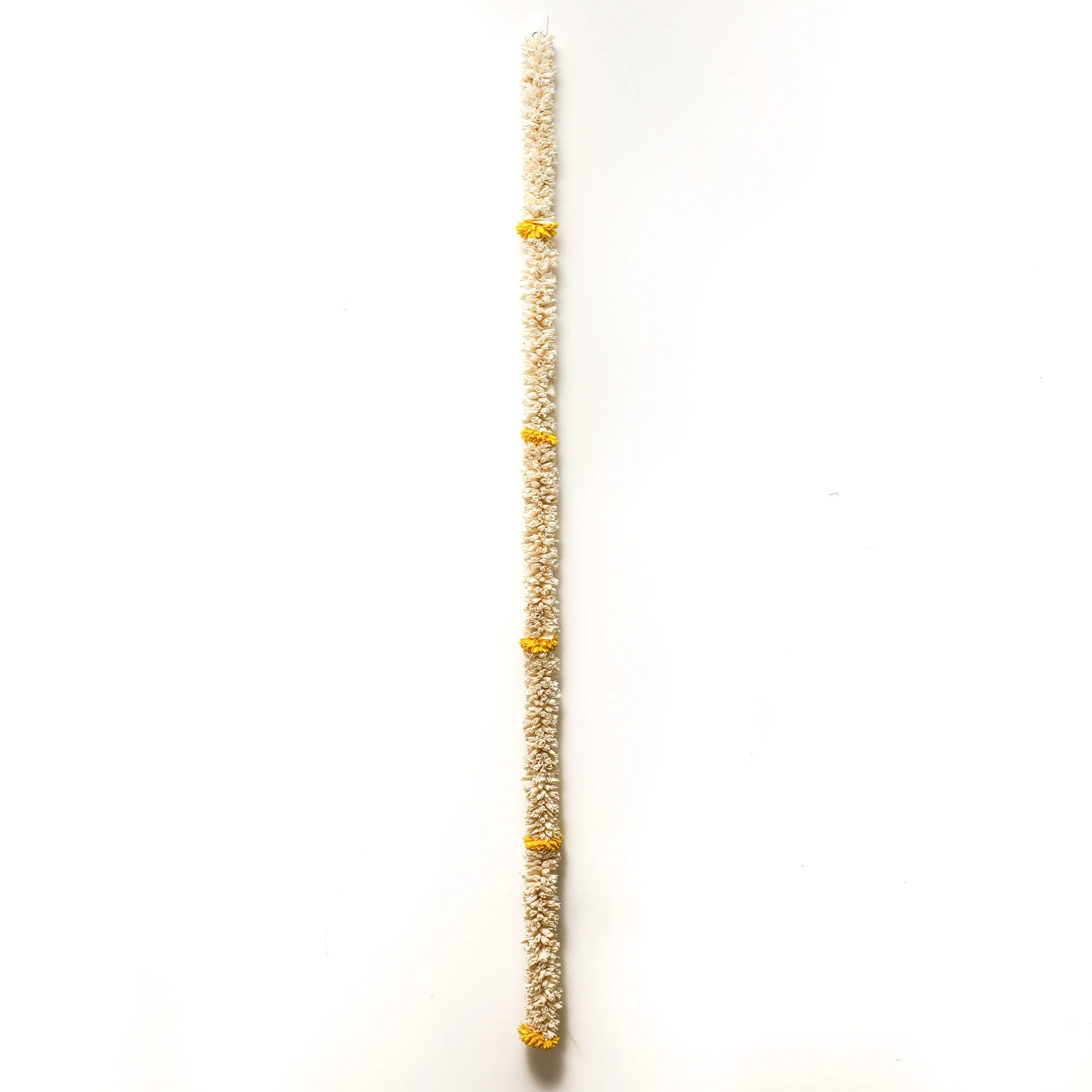 5 Ft White & Yellow Shola Garland