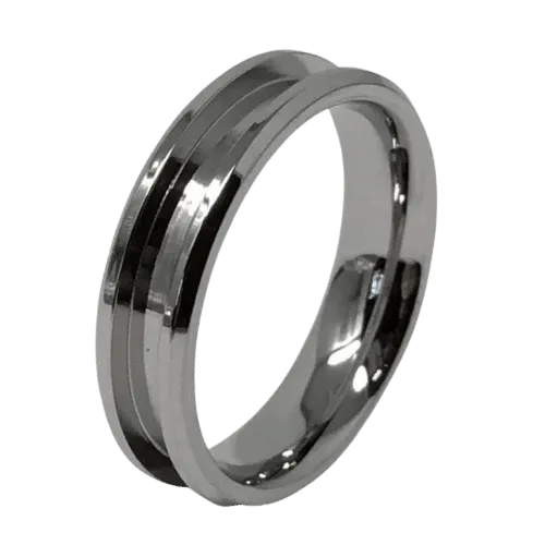 6mm Inlay Stainless Steel Ring Core (Bevelled Edge)