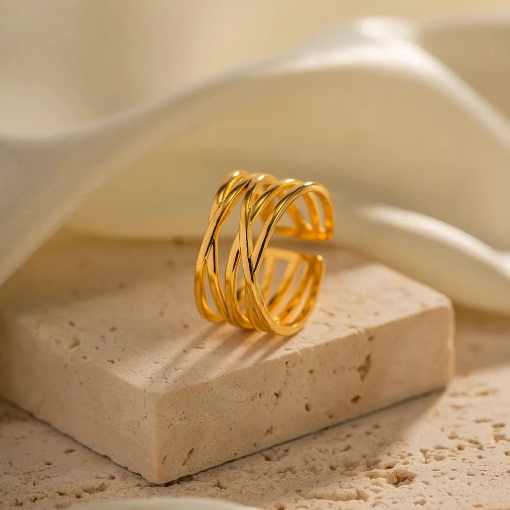 Aditi Layered Resizable Ring