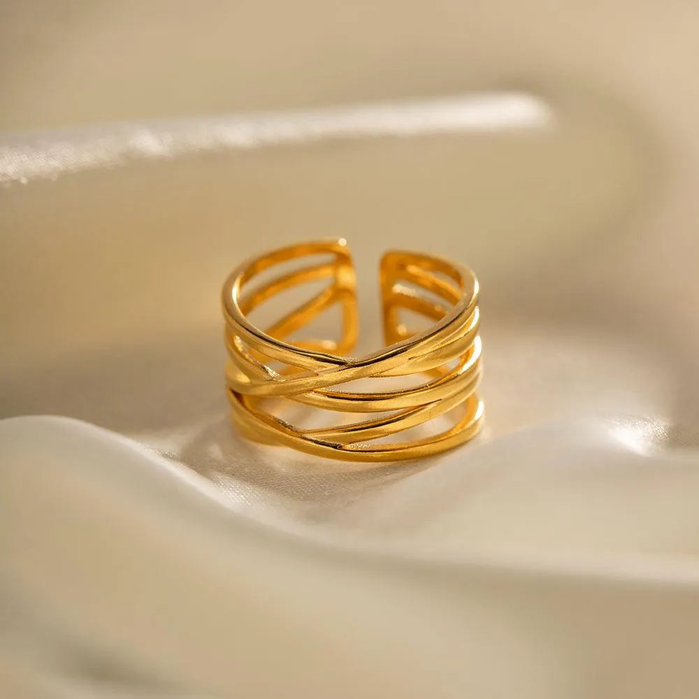 Aditi Layered Resizable Ring