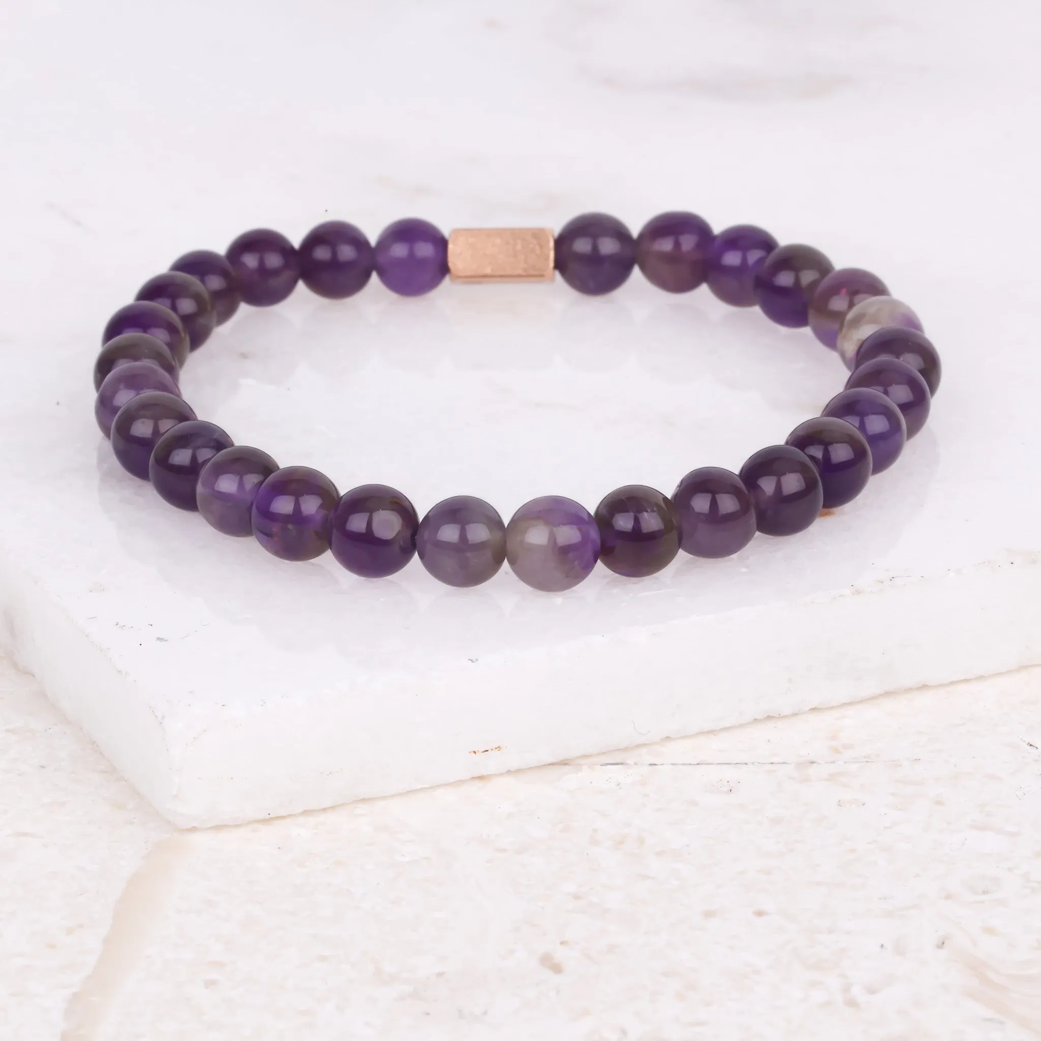 AMETHYST- ACCENT BRACELET