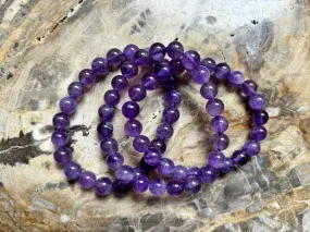 Amethyst | Crystal Beaded Bracelet