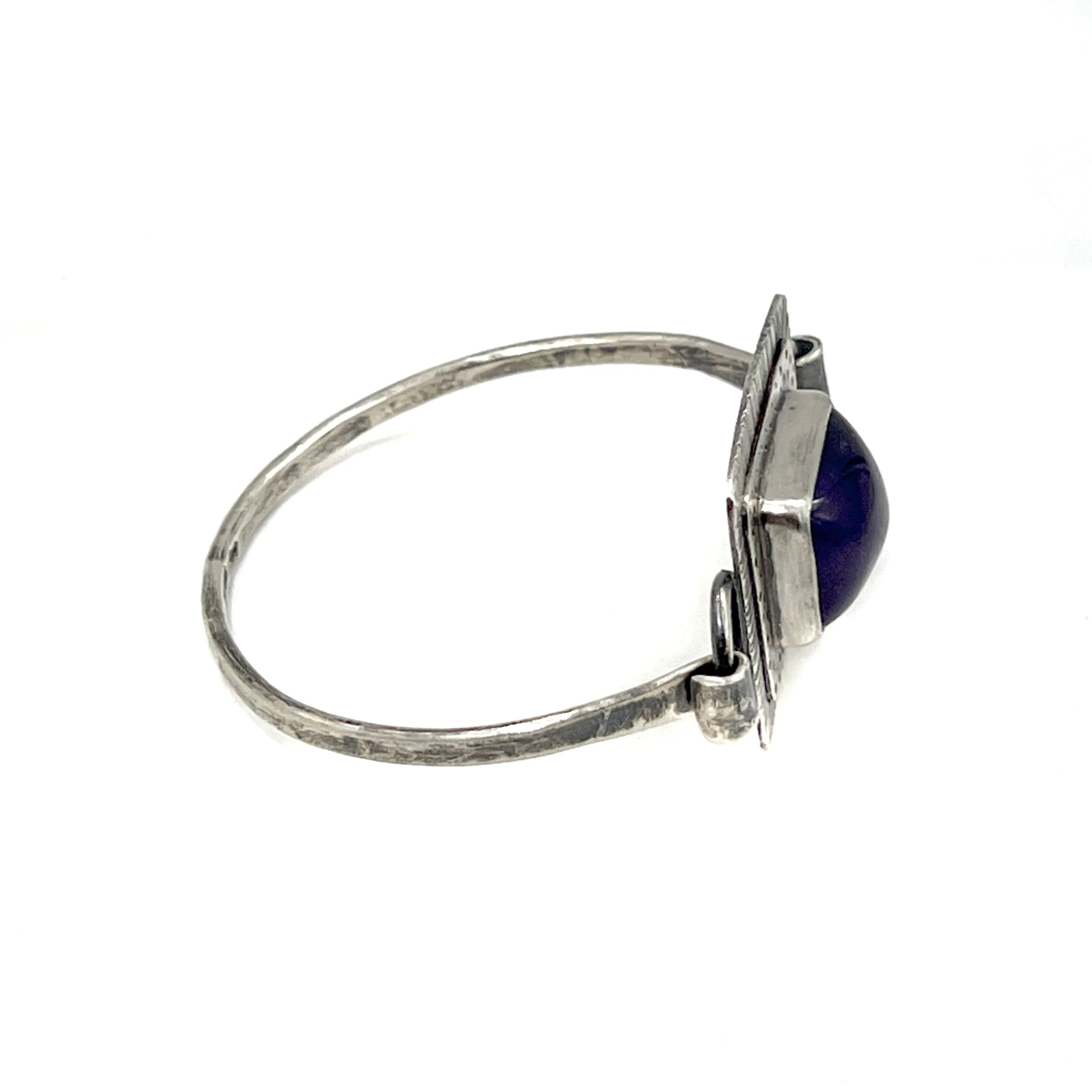 Amethyst Latch Bracelet