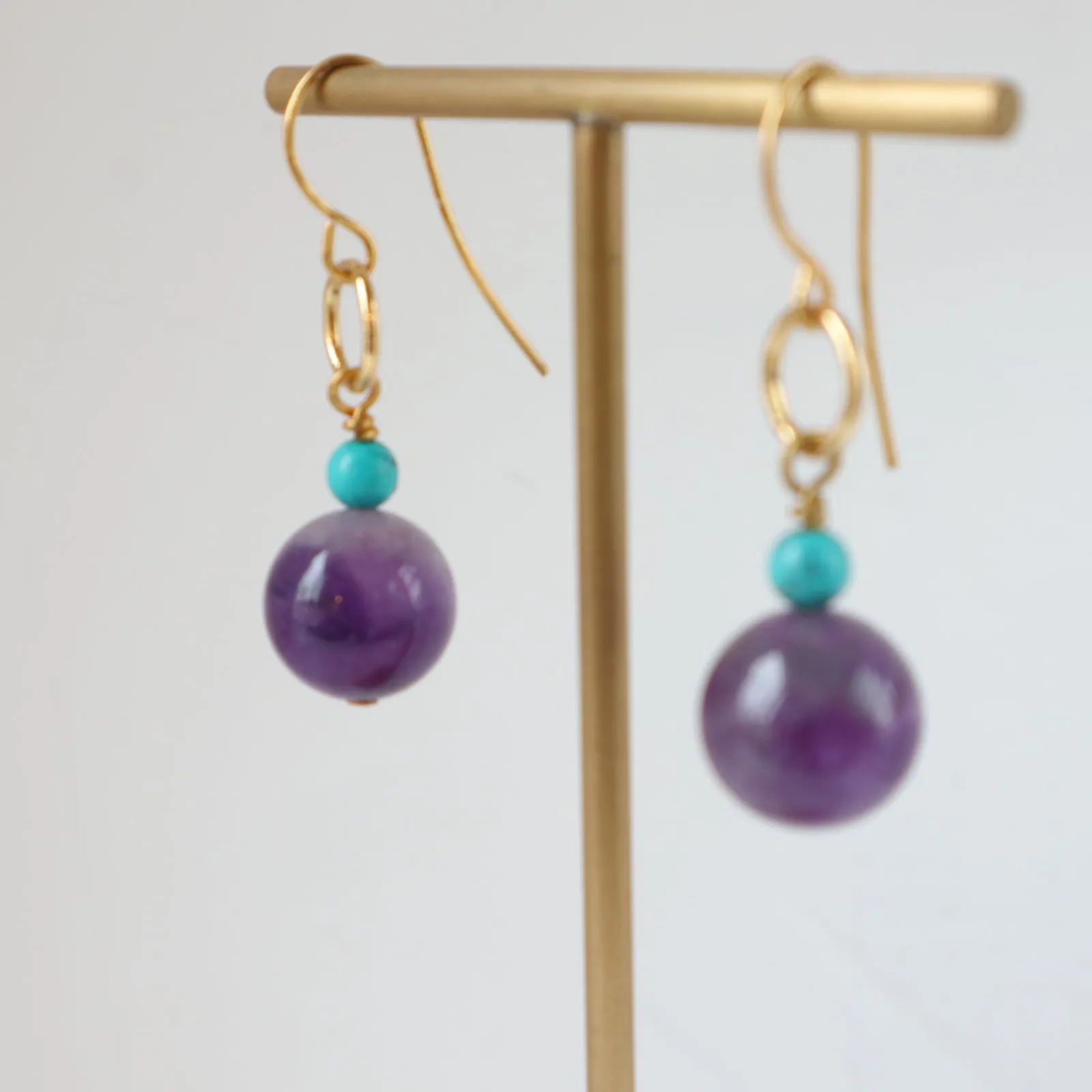 Amethyst Pop Earrings