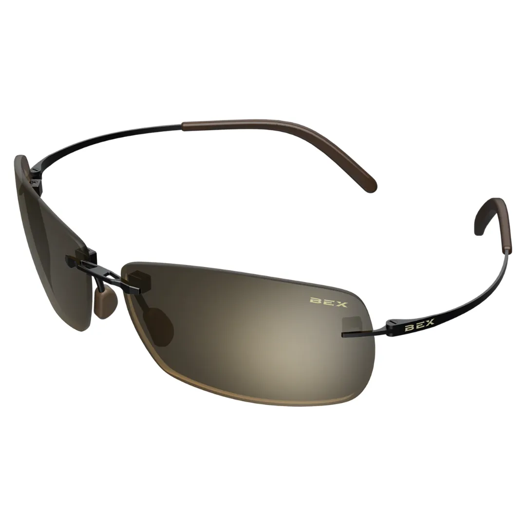 BEX Jaxyn XL Polarized Rimless Lightweight Sunglasses