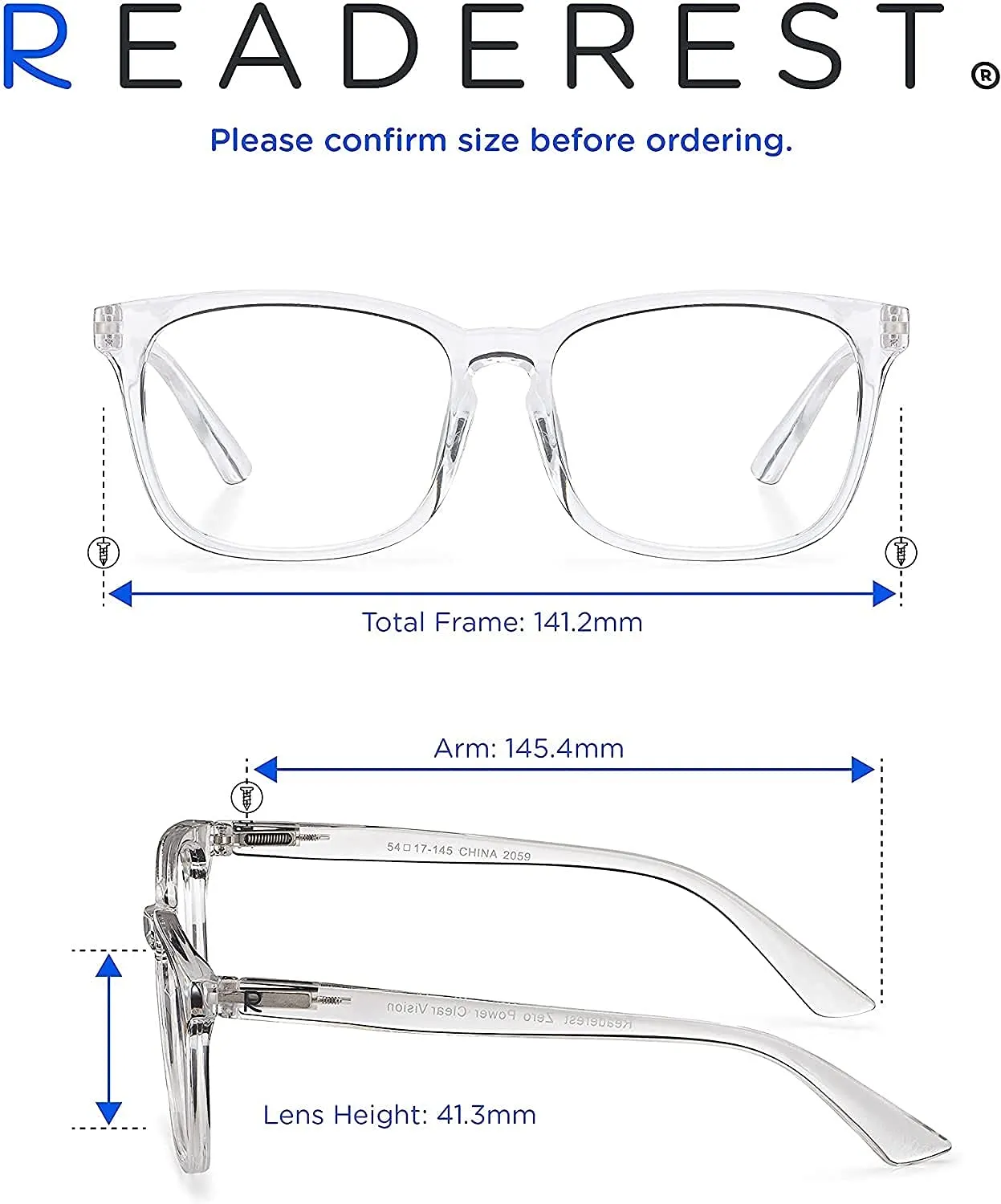 Blue-Light-Blocking-Reading-Glasses-Clear-1-75-Magnification-Computer-Glasses