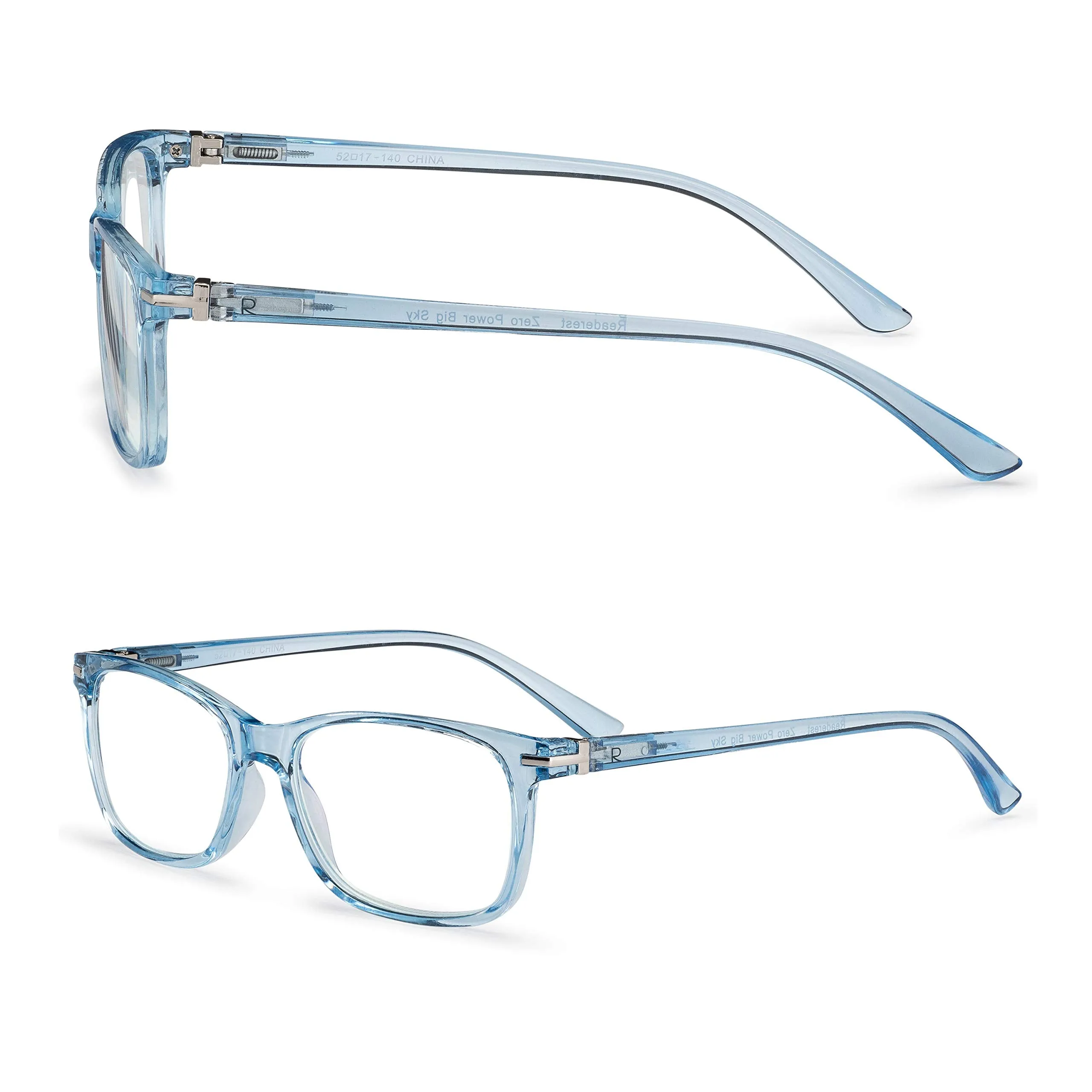 Blue-Light-Blocking-Reading-Glasses-Light-Blue-0-75-Magnification-Computer-Glasses