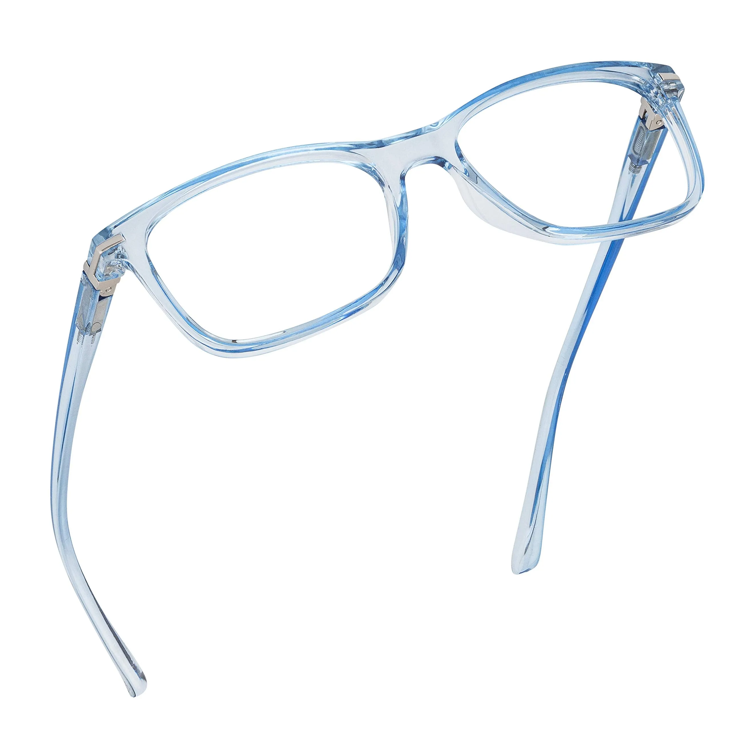 Blue-Light-Blocking-Reading-Glasses-Light-Blue-0-75-Magnification-Computer-Glasses