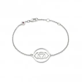 Brow Chakra Chain - Silver Bracelet CHKBR1013