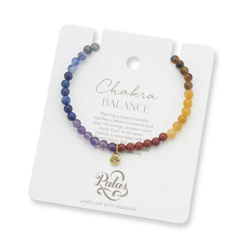 CHAKRA HEALING GEM BRACELET