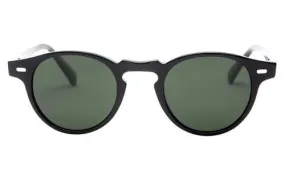 Classy Men Sunglasses Retro Black/Green