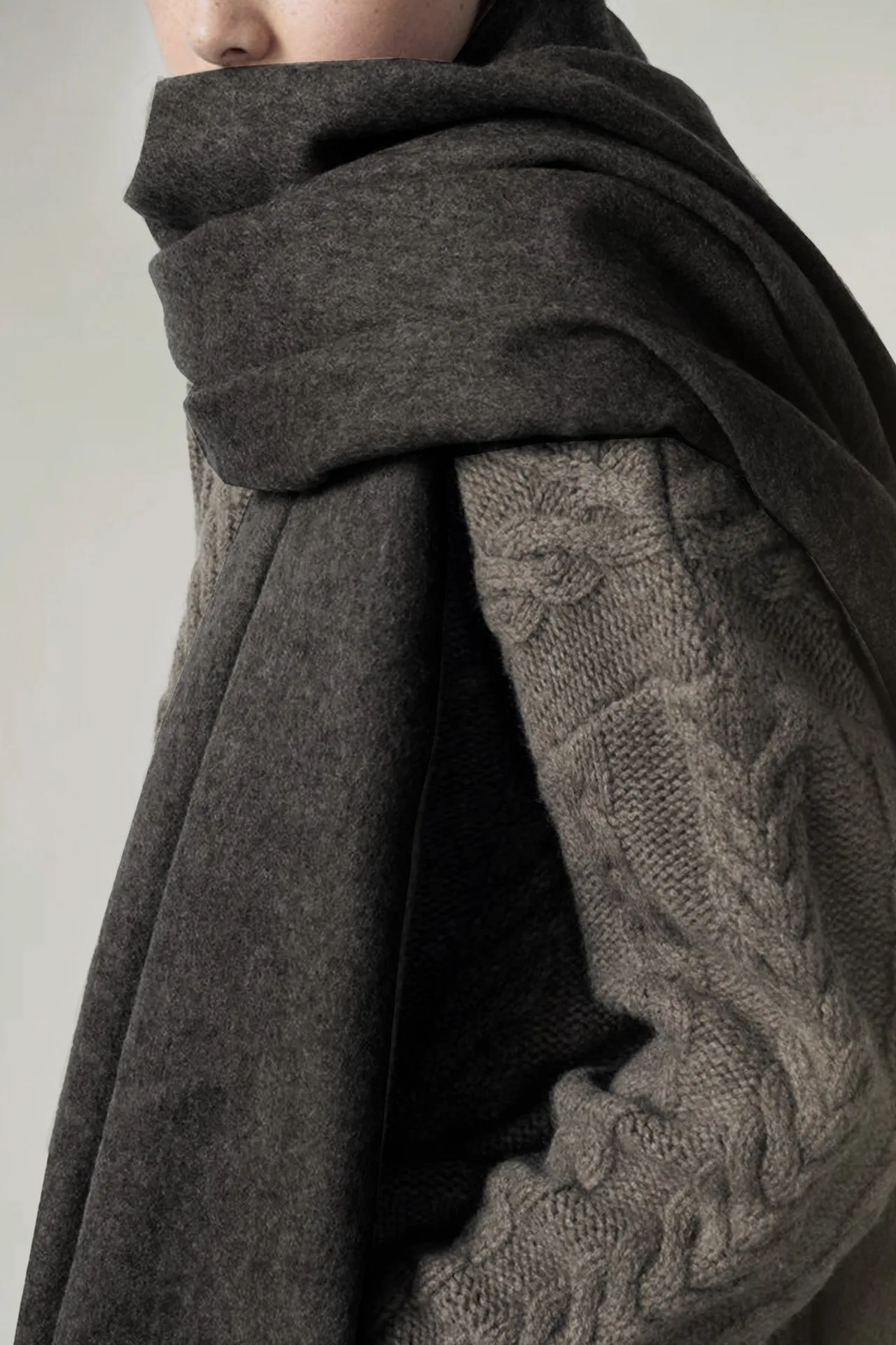 Cocoon Scarf - Slate