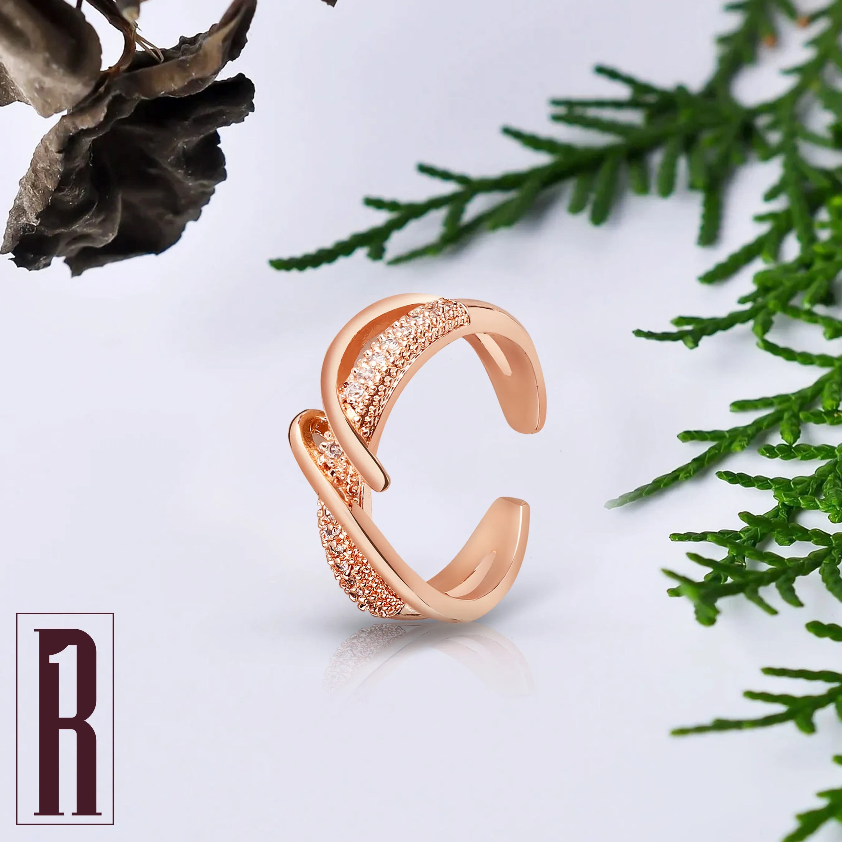 Contemporary Adjustable Finger Ring For Women & Girl (Free Size)