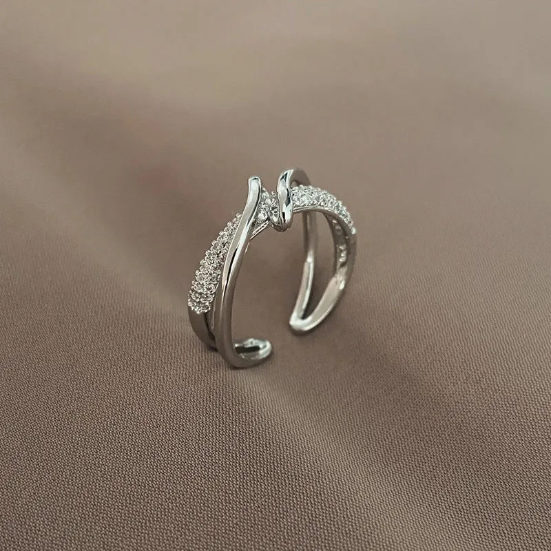 Contemporary Adjustable Finger Ring For Women & Girl (Free Size)