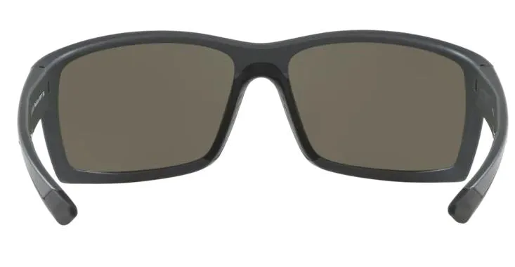 Costa Del Mar Reefton Matte Gray Frame - Blue Mirror 580 Glass Lens - Polarized Sunglasses