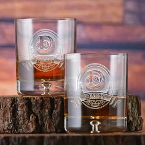 Crystal Bourbon Glasses Set