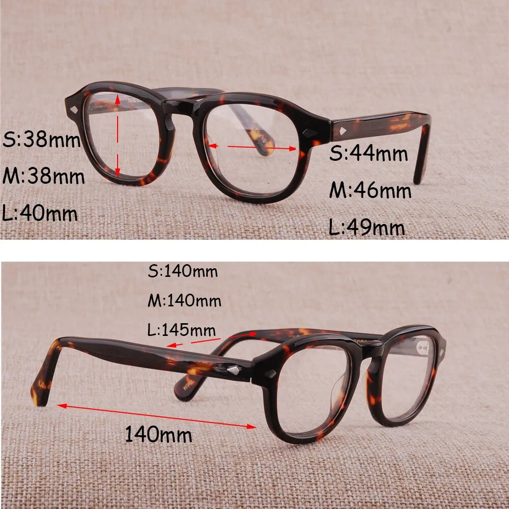 Cubojue Unisex Full Rim Square Acetate Myopic Reading Glasses Large