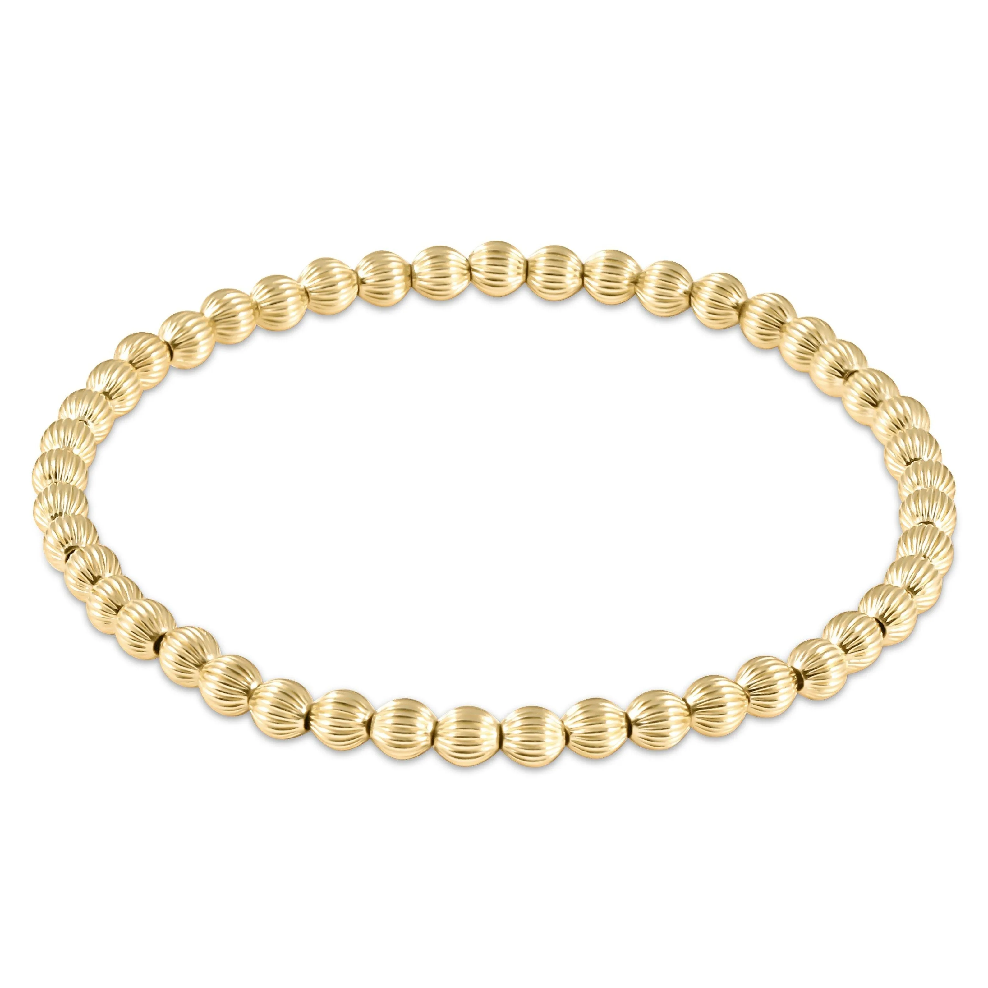 Dignity Gold Bead Bracelet - 6mm