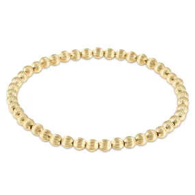 Dignity Gold Bead Bracelet - 6mm