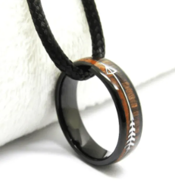 Durable Tungsten and Wood Ring - A Hypoallergenic and Timeless Choice