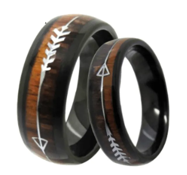 Durable Tungsten and Wood Ring - A Hypoallergenic and Timeless Choice