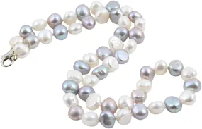 Elegant 8mm Natural Freshwater Pearl Necklace For Women