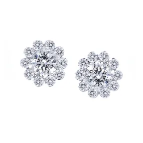 Forevermark Invisible Halo Diamond Earrings