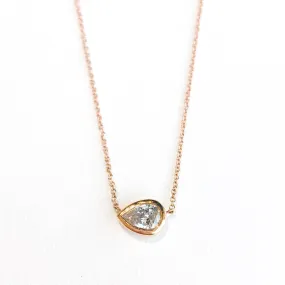 Forevermark Pear Shaped Diamond Necklace