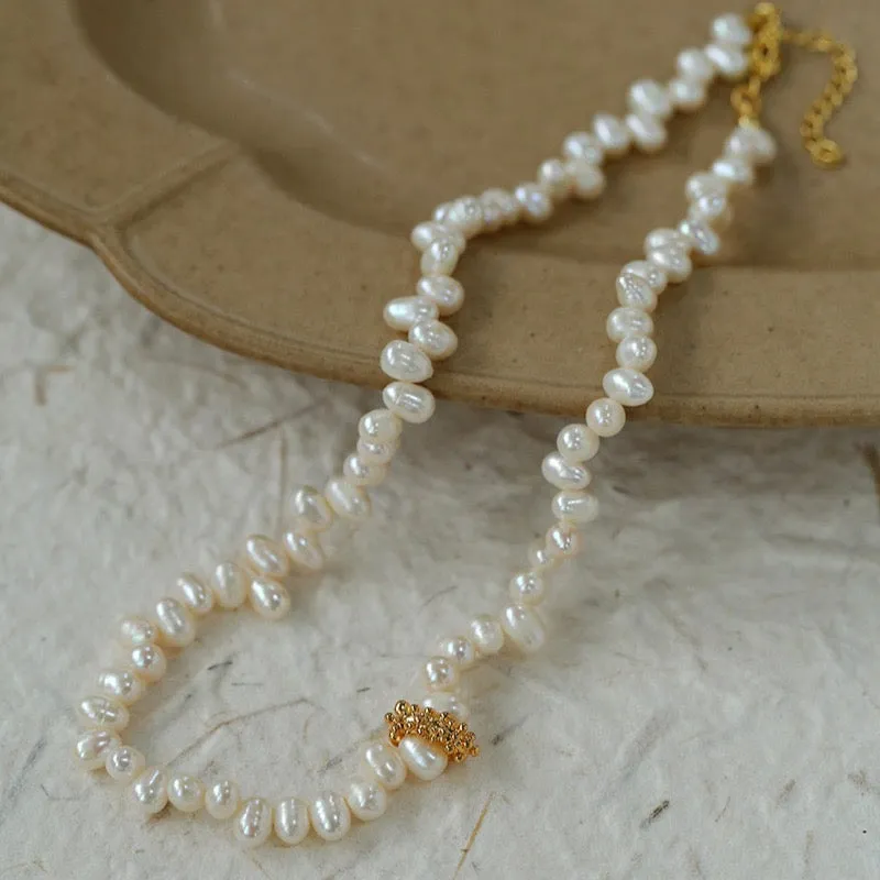 Freshwater Rice Pearl Necklace