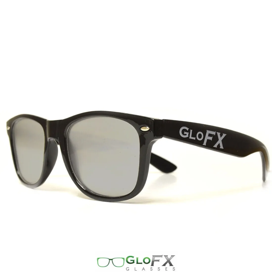 GloFX Ultimate Extreme Diffraction Glasses - Black - Grey Tinted