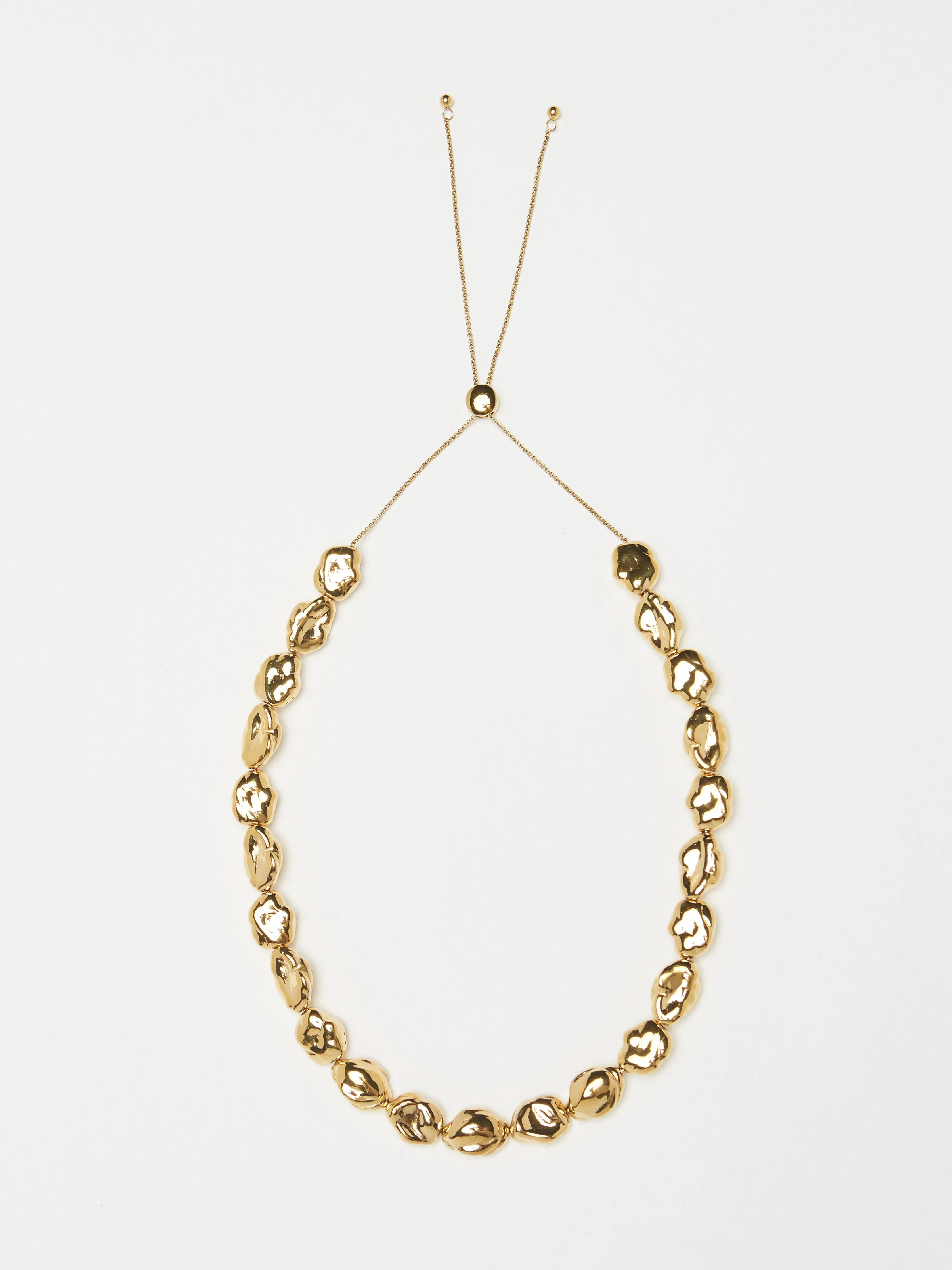 Gold Pearl Necklace