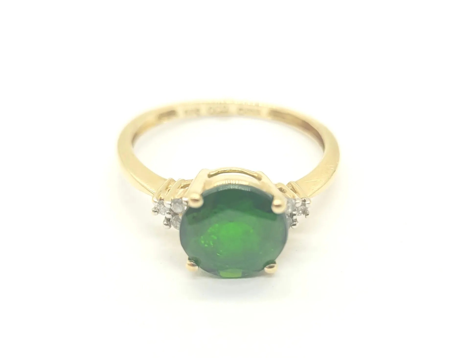 Green Tourmaline Ring