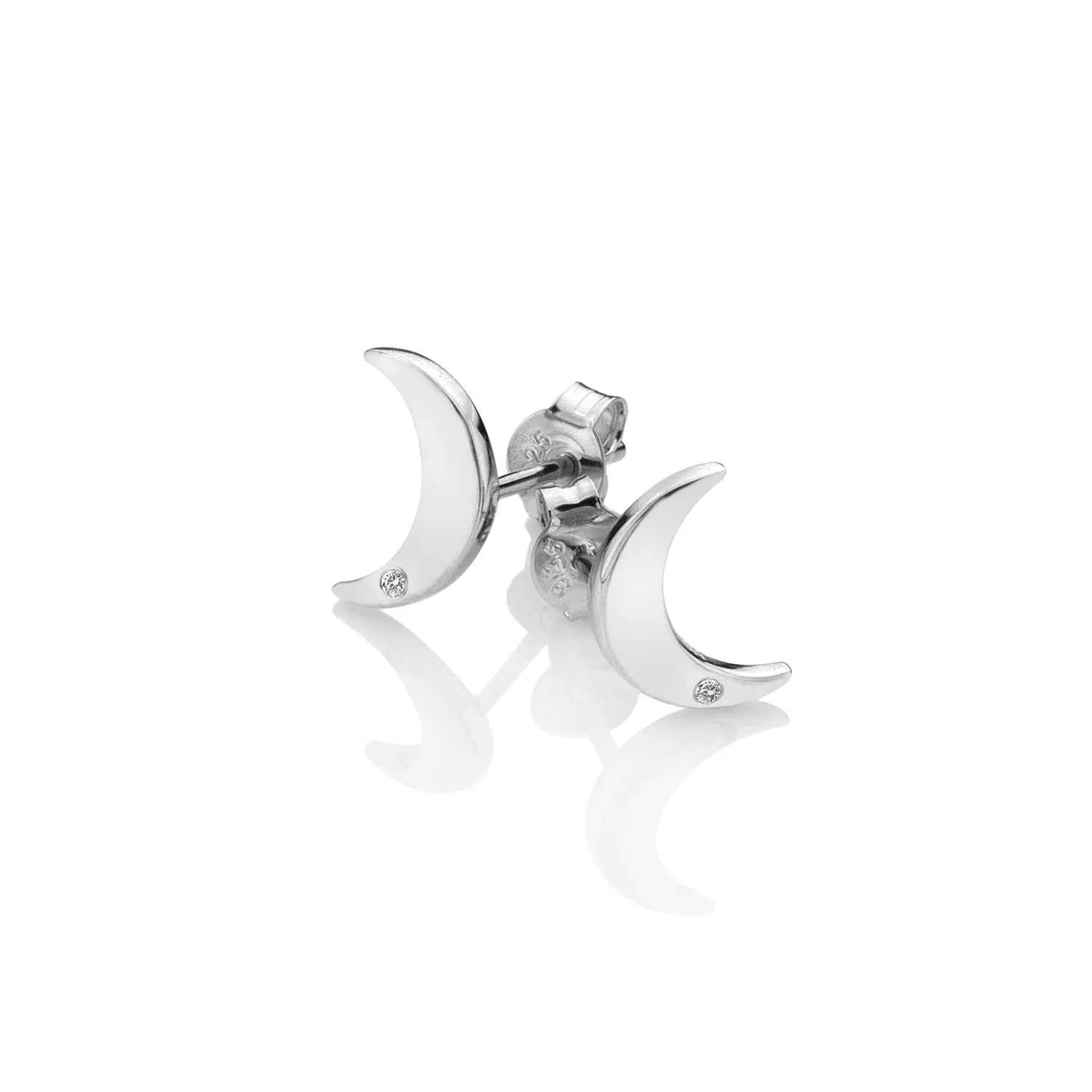 Hot Diamonds Diamond Amulet Crescent Earrings | Sterling Silver