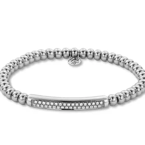 Hulchi Belluni ‘tresore’ Diamond Bar Stretch Bracelet (20372s)