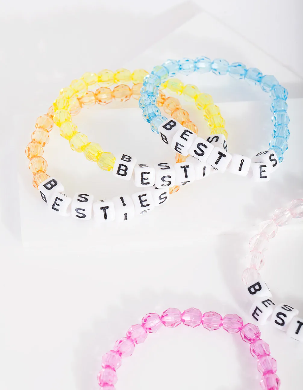 Kids Beaded Tropical BFF Bracelet 5 Pack