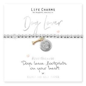 Life Charms Dog Bracelet