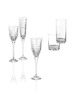 MEDA TRANSPARENT GLASSES SET