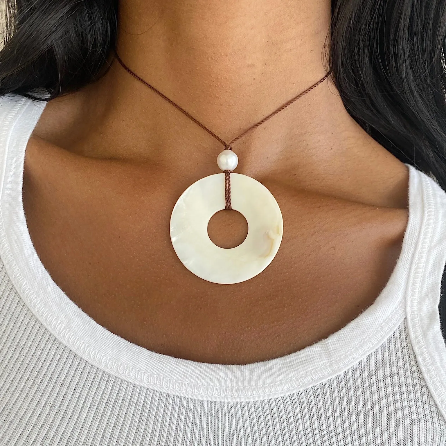 Monaco Cord Choker in Toffee