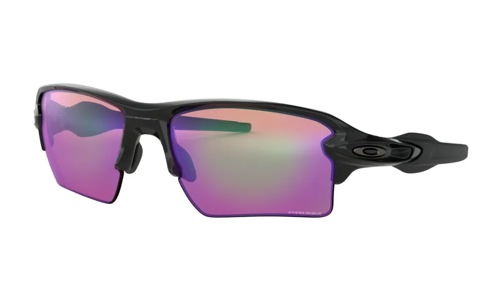 Oakley Mens Flak 2.0 XL Polished Black Frame - Prizm Golf Lens - Non Polarized Sunglasses