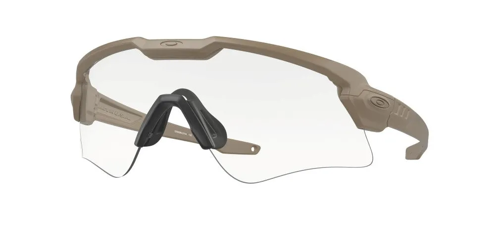 Oakley Mens SI Ballistic M Frame Alpha - Terrain Tan Frames - Clear Lens - Non-Polarized Sunglasses