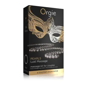 Orgie Pearl Lust Massage Kit For Couples