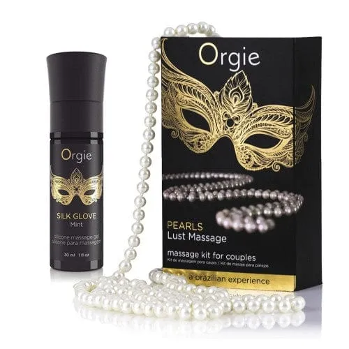 Orgie Pearl Lust Massage Kit For Couples