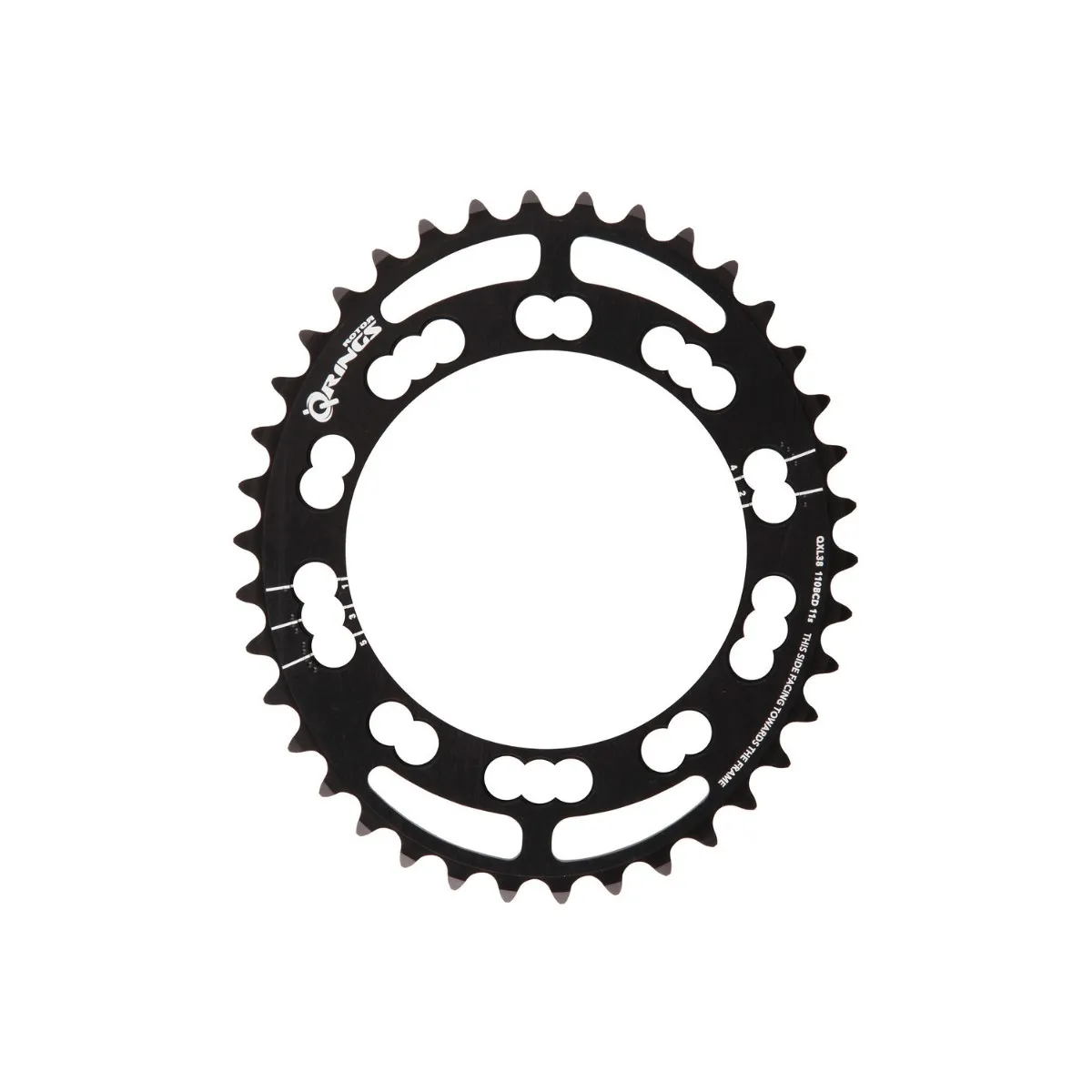 Oval Plate Rotor Q-Ring Inner Black